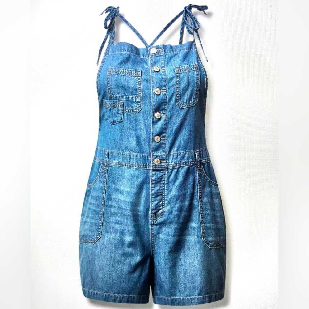Torrid Blue Denim Women Jeans Overalls - Picture 10 of 10